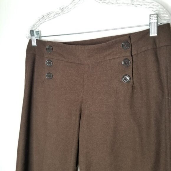 Express Studio Brown Gaucho Sailor Pants - Picture 5 of 7